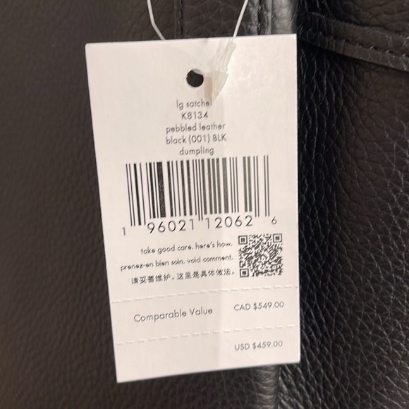 Kate Spade New York DUMPLING LARGE SATCHEL
Black - Picture 15 of 16